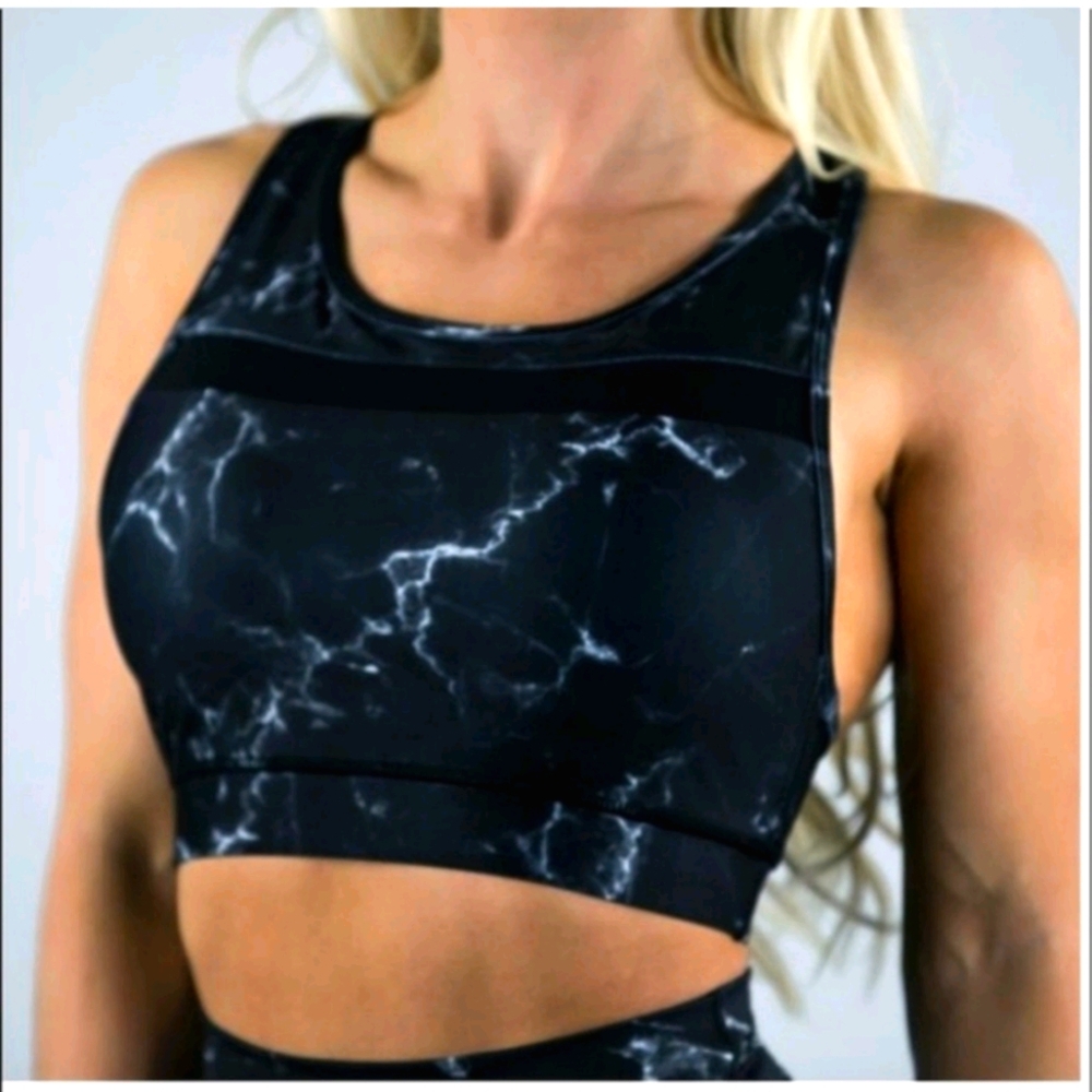 ❌RESERVED for @cc2413❌ BuffBunny Marble Sports Bra